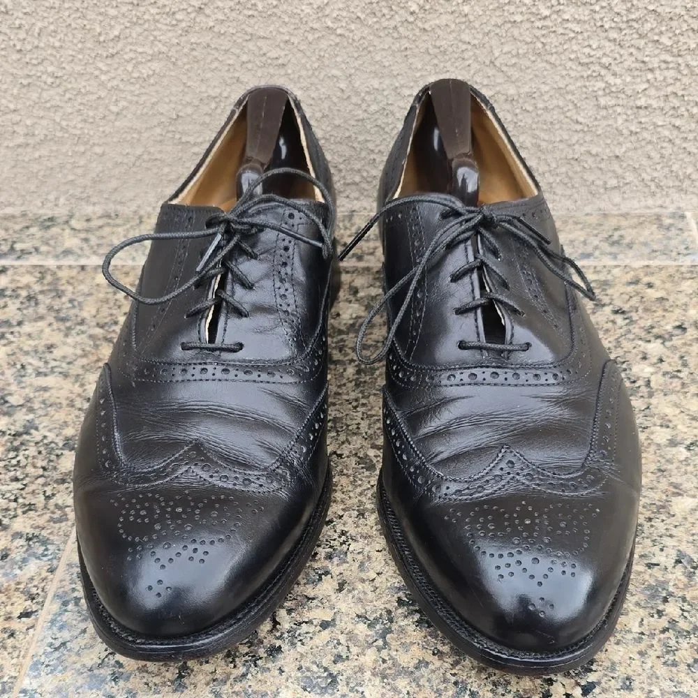 Cole Haan Classic Black Brogue Derbys